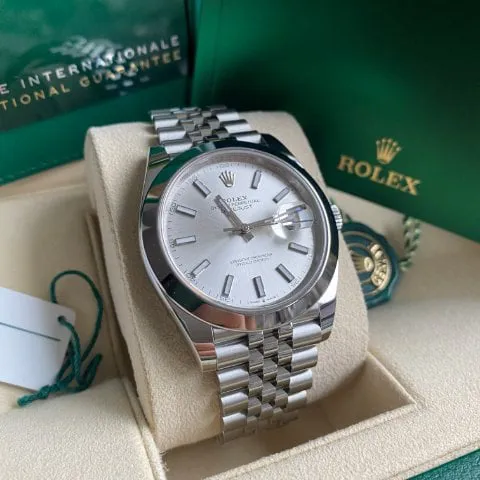 Rolex Datejust 41 126300 41mm Stainless steel Silver