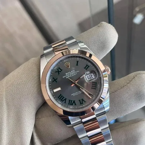 Rolex Datejust 41 126301 41mm Yellow gold and Stainless steel Grey