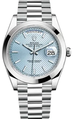 Rolex Day-Date 40 228206 40mm Platinum Blue