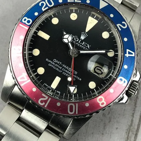 Rolex GMT-Master 1675 40mm Stainless steel Black