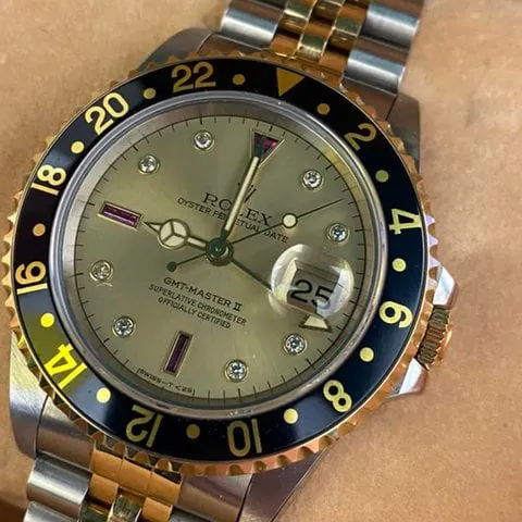 Rolex GMT-Master II 16713 40mm Yellow gold and Stainless steel Gold