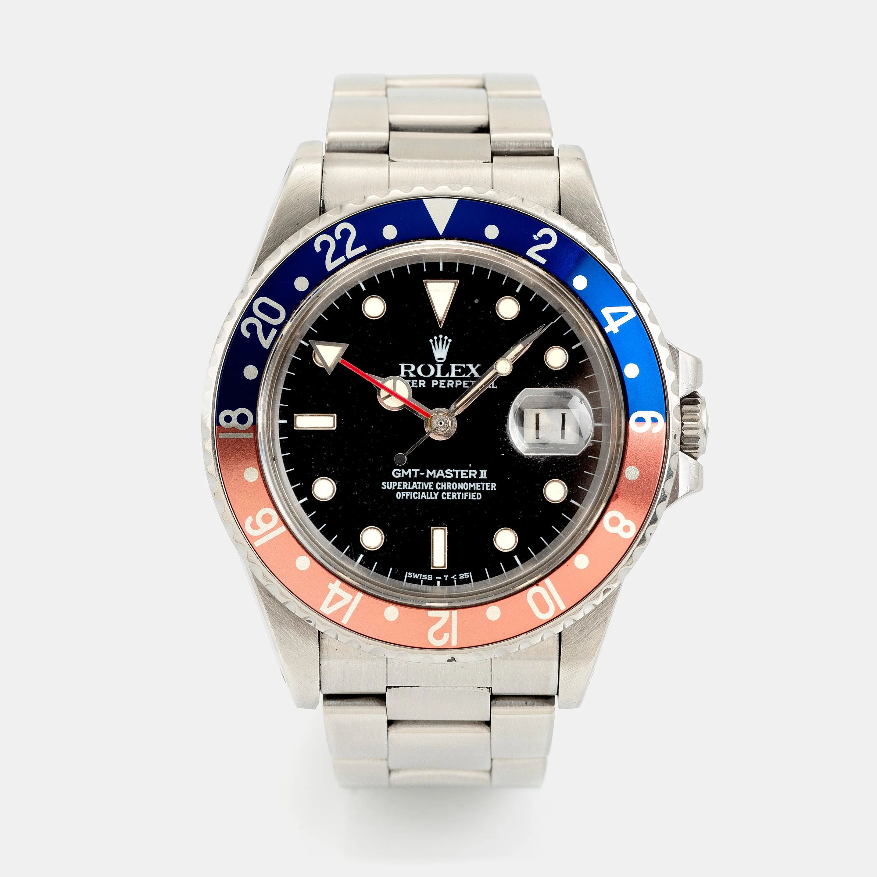 Rolex GMT-Master II 16760 40mm Stainless steel Black