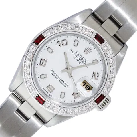 Rolex Lady-Datejust 69174 26mm Stainless steel White