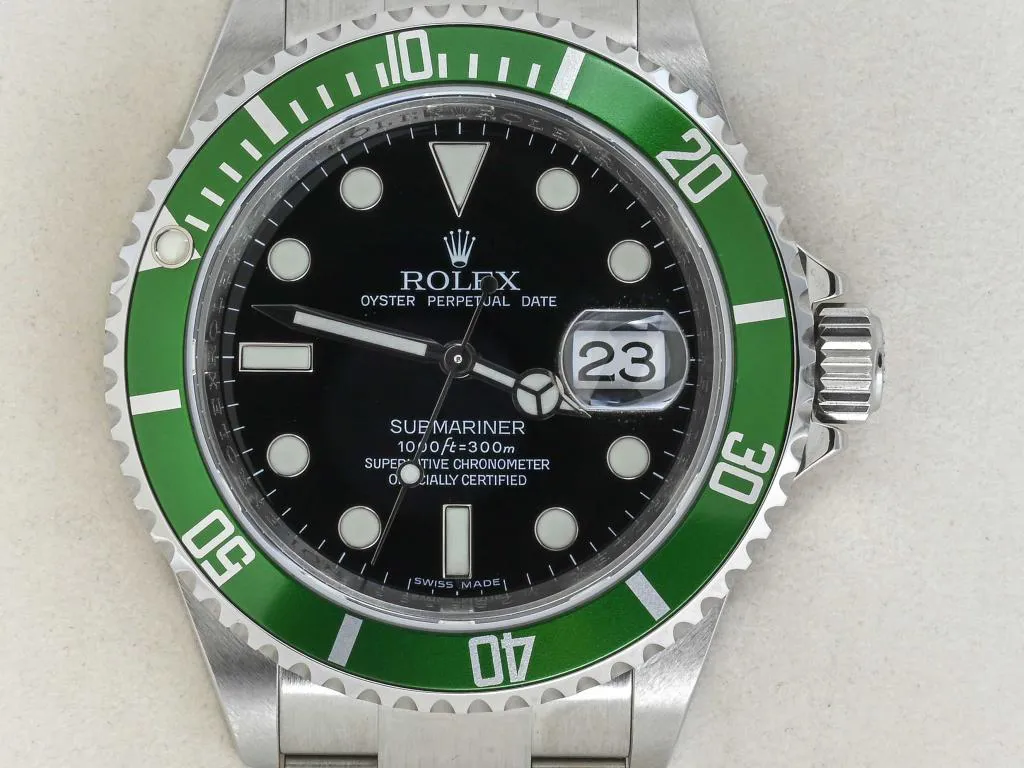 Rolex Submariner 16610LV 40mm Stainless steel Black