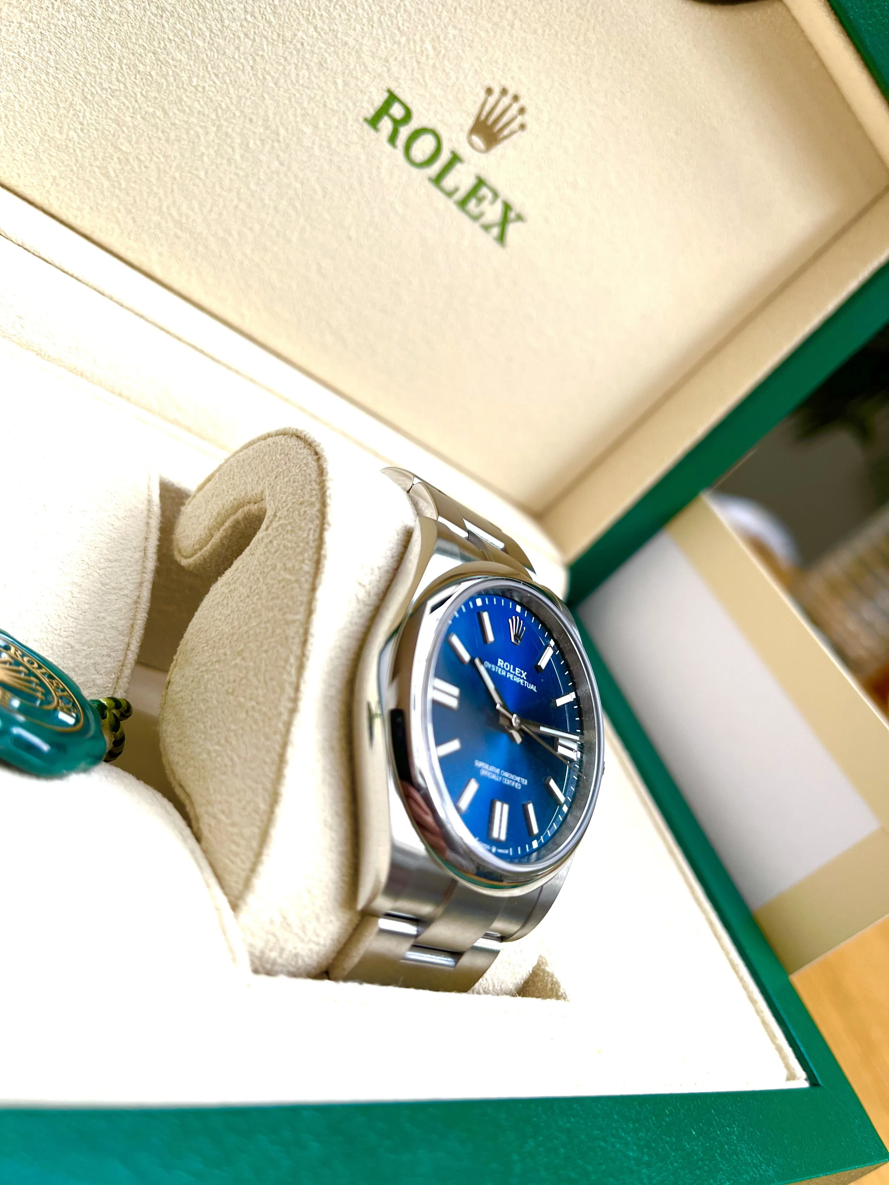 Rolex Oyster Perpetual 41 124300 41mm Stainless steel Blue 5