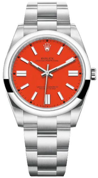 Rolex Oyster Perpetual 41 124300 41mm Stainless steel Rouge