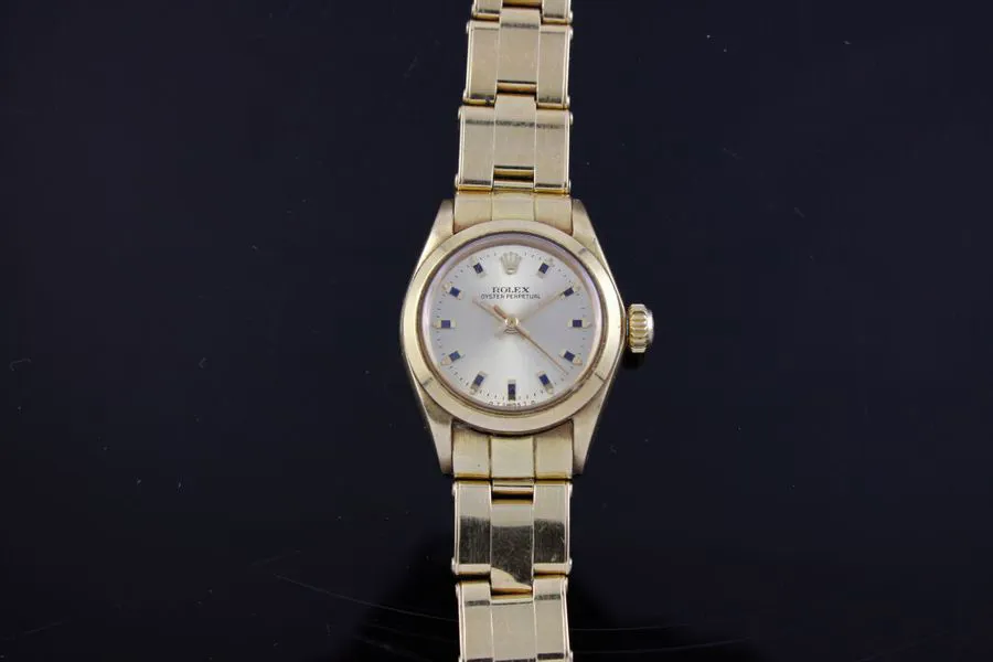 Rolex Oyster Perpetual 26 6718 nullmm Yellow gold Champagne
