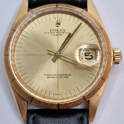 Rolex Oyster Perpetual Date 1510 34mm Yellow gold Gold