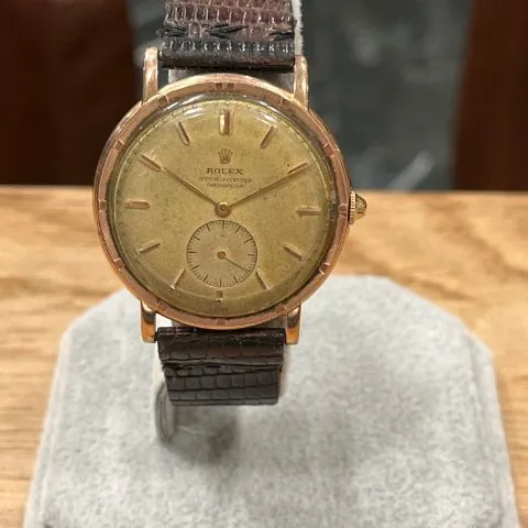 Rolex Precision 4325 Rose gold Silver