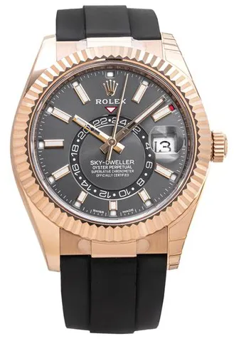 Rolex Sky-Dweller 326235 42mm Rose gold Grey