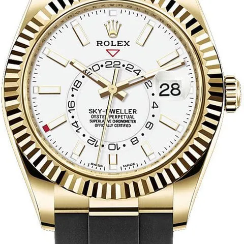 Rolex Sky-Dweller 326238 42mm Yellow gold White