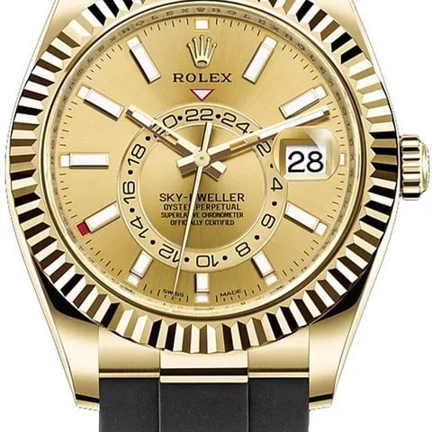 Rolex Sky-Dweller 326238 42mm Yellow gold Champagne