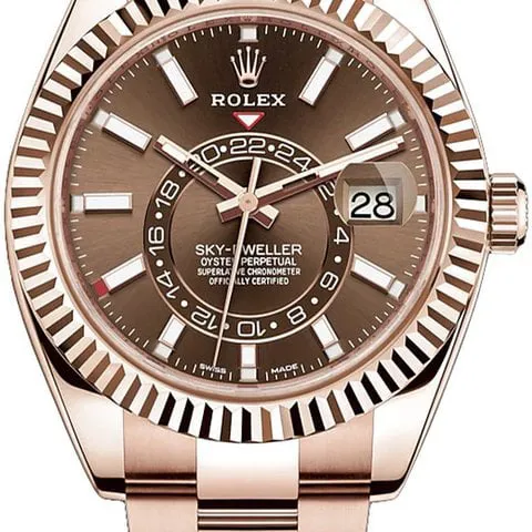 Rolex Sky-Dweller 326935 42mm Rose gold Brown