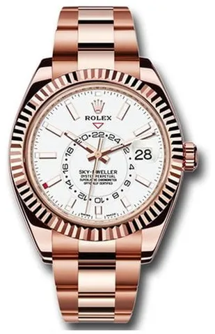 Rolex Sky-Dweller 326935 42mm Rose gold White