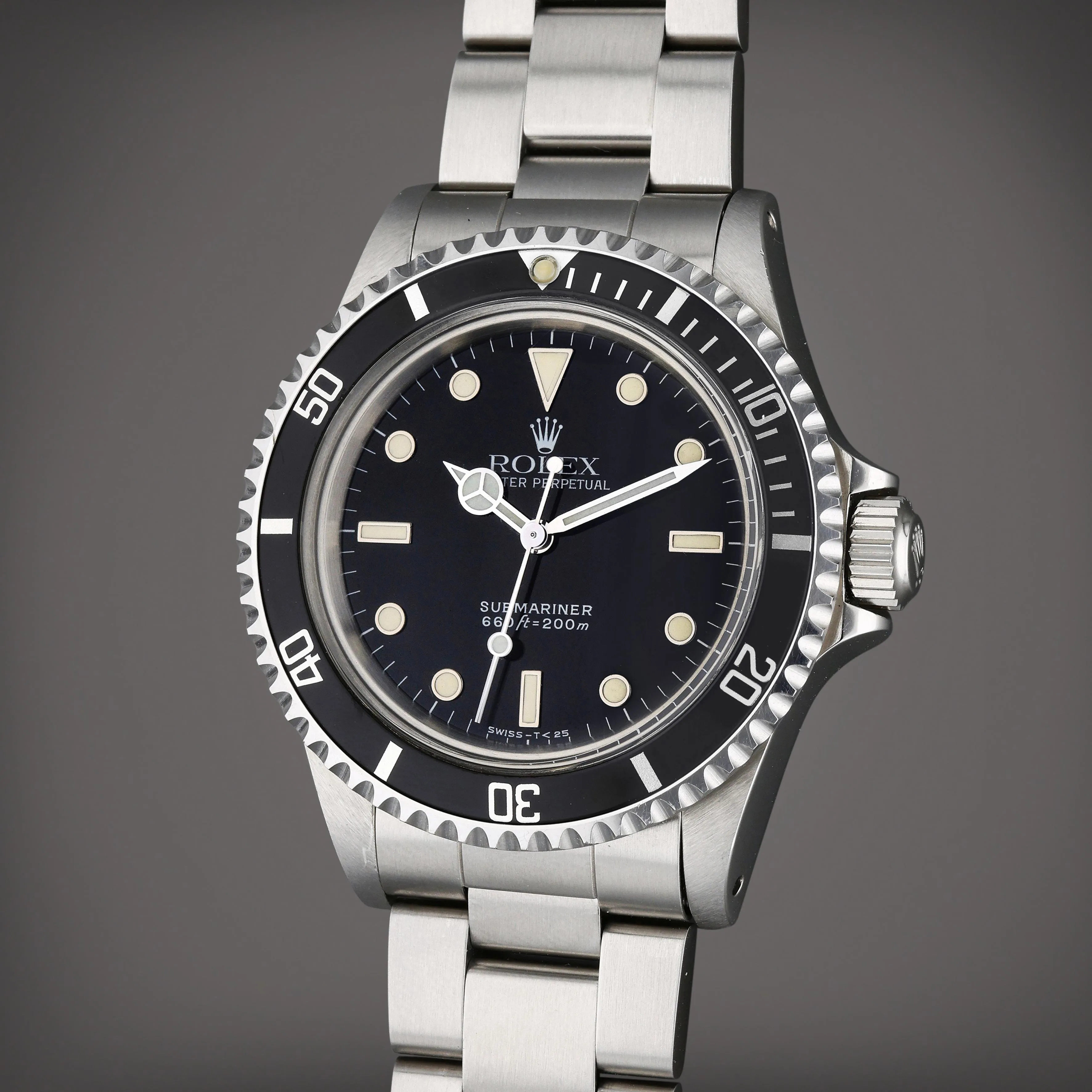 Rolex Submariner 5513 40mm Stainless steel Black