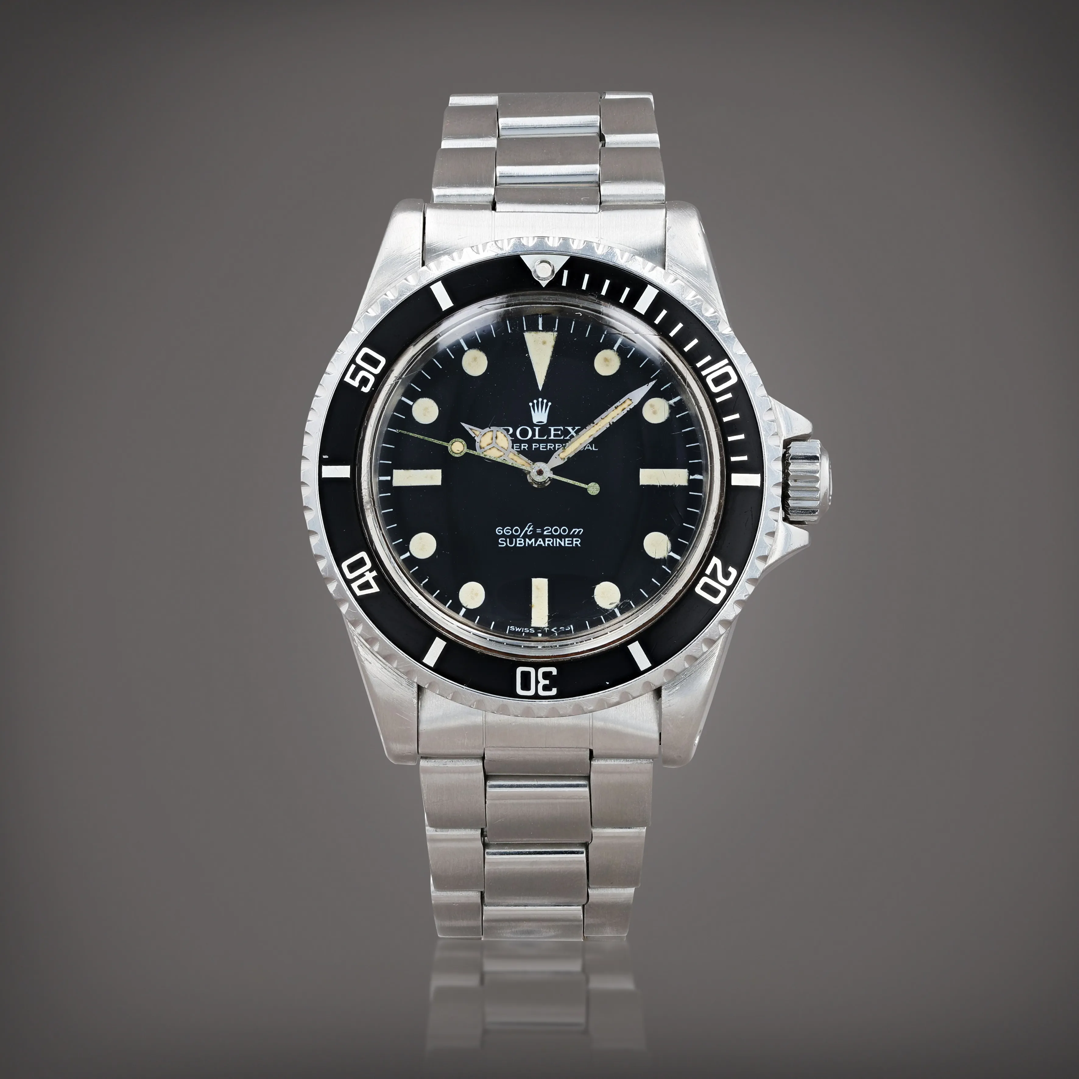 Rolex Submariner 5513 40mm Stainless steel Black