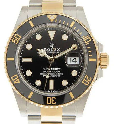 Rolex Submariner 126613LN 41mm Yellow gold and Stainless steel Black