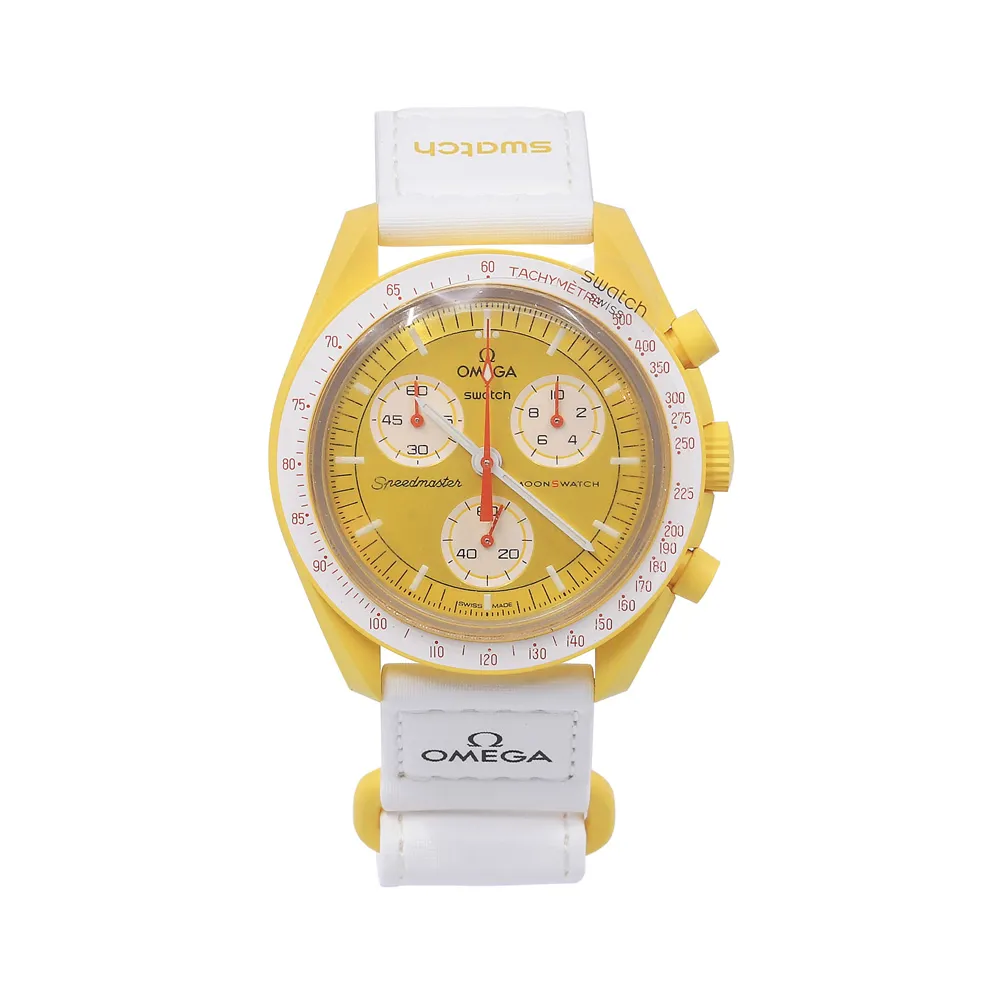 Swatch Moonswatch SO33J100 42mm Ceramic Yellow