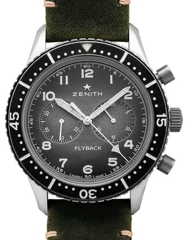 Zenith Pilot 11.2240.405/21.C773 43mm Stainless steel Gray