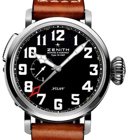 Zenith Pilot 03.2430.693/21.C723 48mm Stainless steel Black