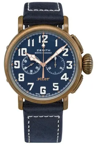 Zenith Pilot 29.2430.4069/57.C808 45mm Bronze Blue