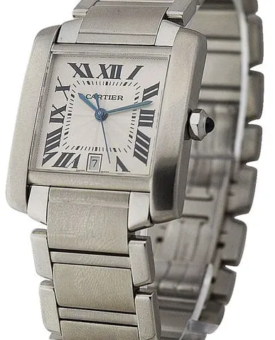 Cartier Tank Française W51002Q3 28mm Stainless steel Silver