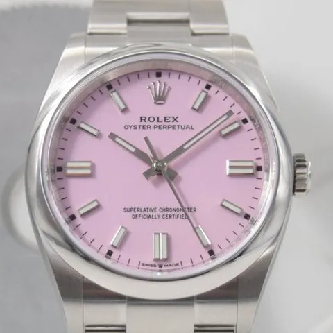 Rolex Oyster Perpetual 126000-0008 36mm Oystersteel Pink