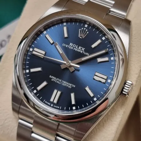 Rolex Oyster Perpetual 41 124300 41mm Stainless steel Blue