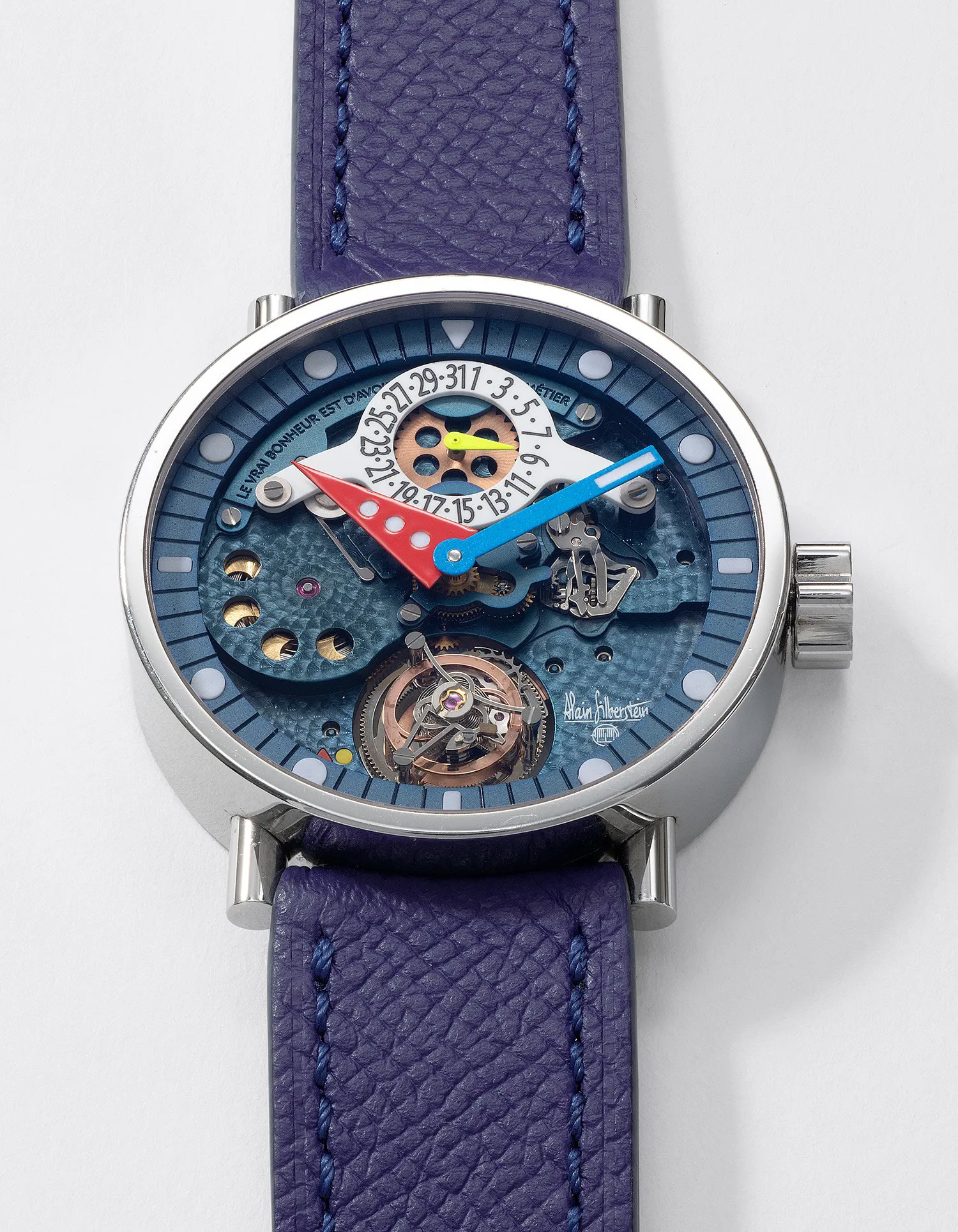 Alain Silberstein Tourbillon Volant TMA1-002 40mm Stainless steel Skeletonized