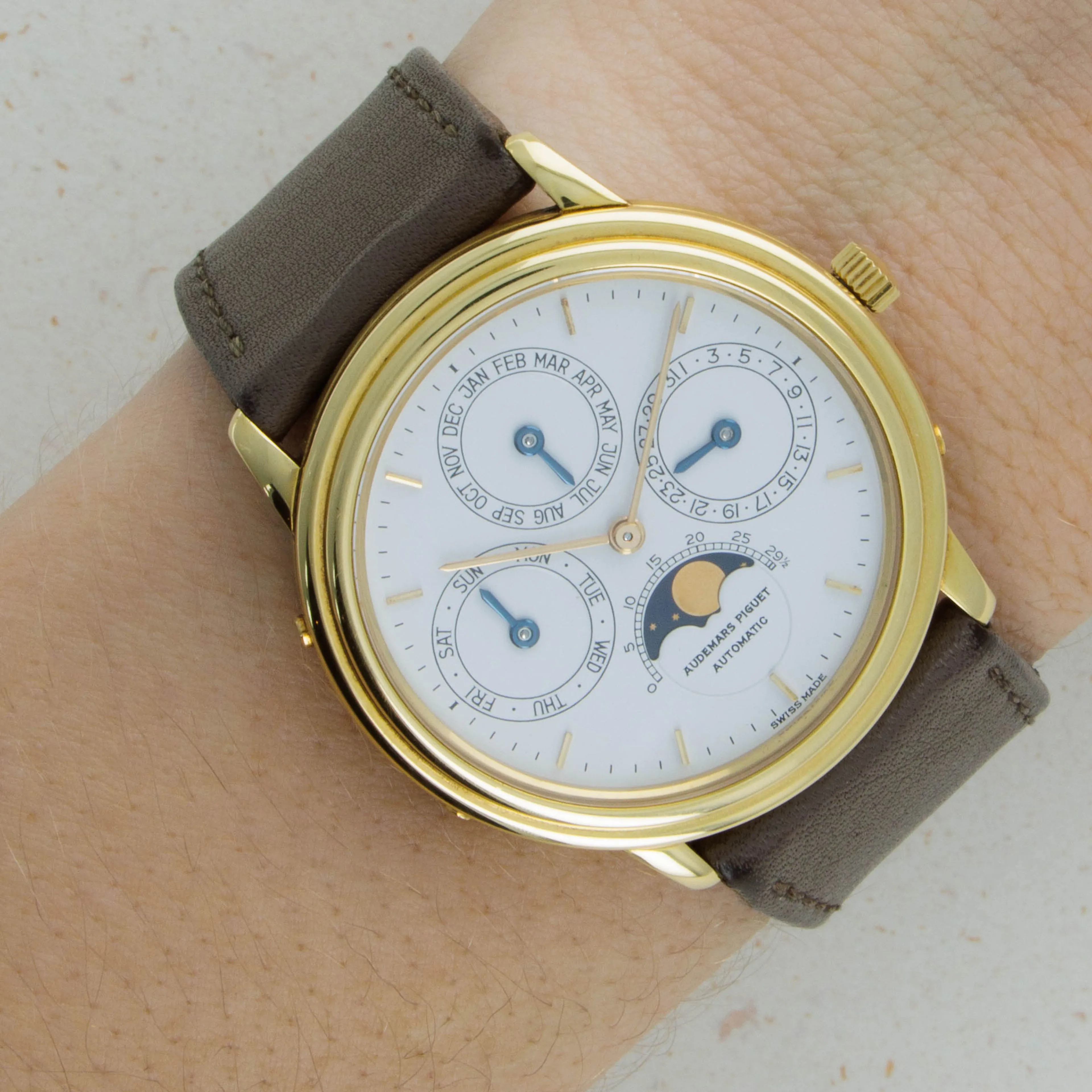 Audemars Piguet Quantiême Perpetual 25657BA 36mm Yellow gold White 16