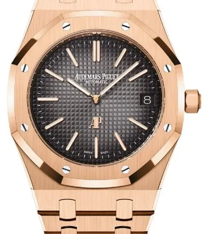 Audemars Piguet Royal Oak 16202OR.OO.1240OR.02 39mm Rose gold Smoked gray