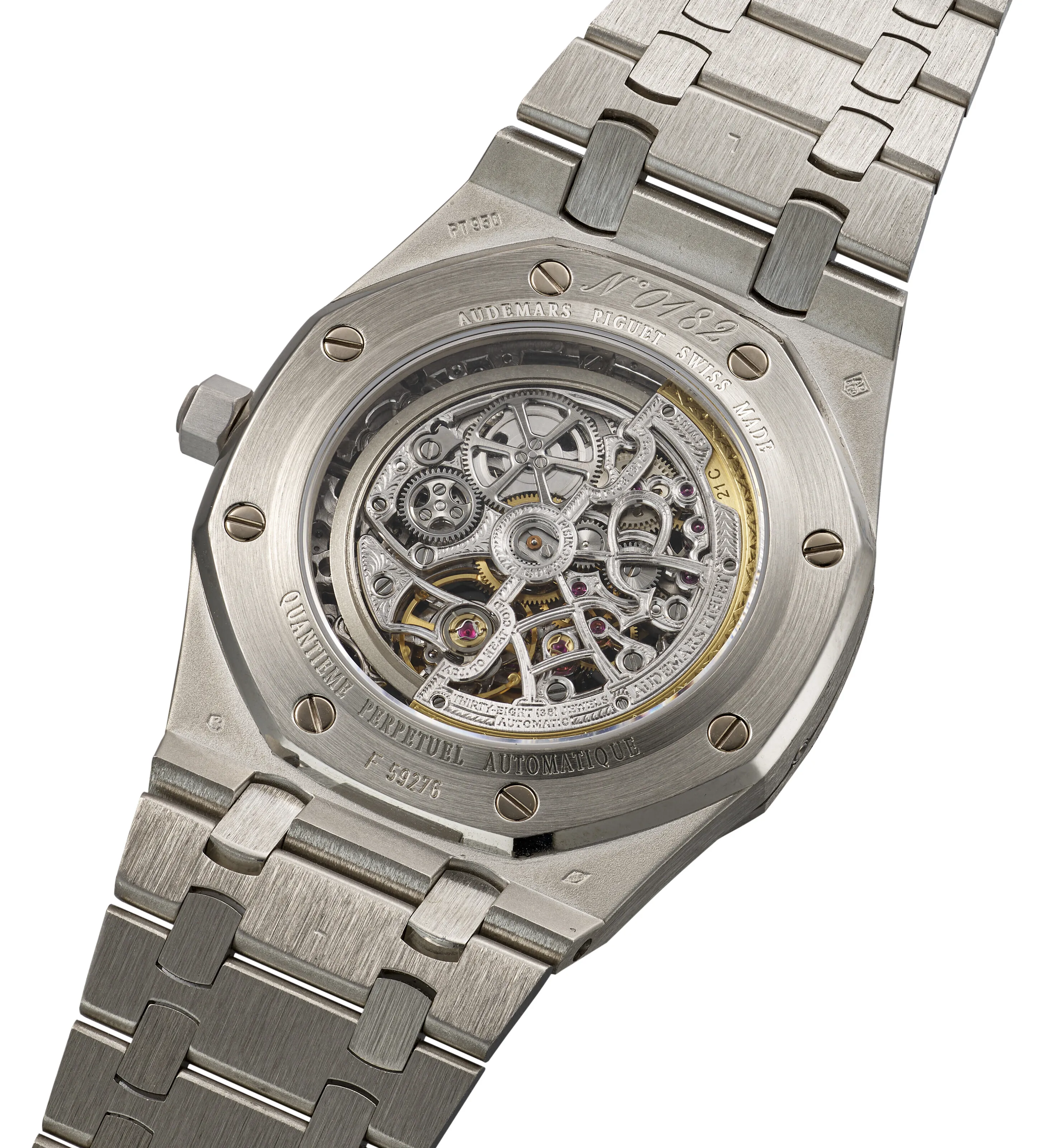 Audemars Piguet Royal Oak Perpetual Calendar 25829 39mm Platinum Skeletonized 3