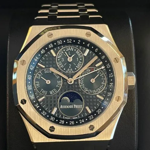 Audemars Piguet Royal Oak Perpetual Calendar 26574ST.OO.1220ST.02 41mm Stainless steel Blue