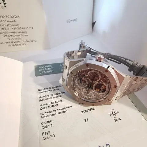 Audemars Piguet Royal Oak Perpetual Calendar 25829PT.OO.0944PT.01 39mm Platinum Transparent