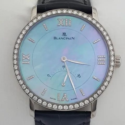 Blancpain Villeret Ultra-Slim 4063-1961-55 40mm White gold Mother-of-pearl