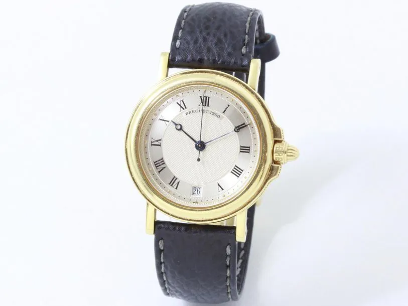 Breguet 3400 35.5mm Yellow gold Silver