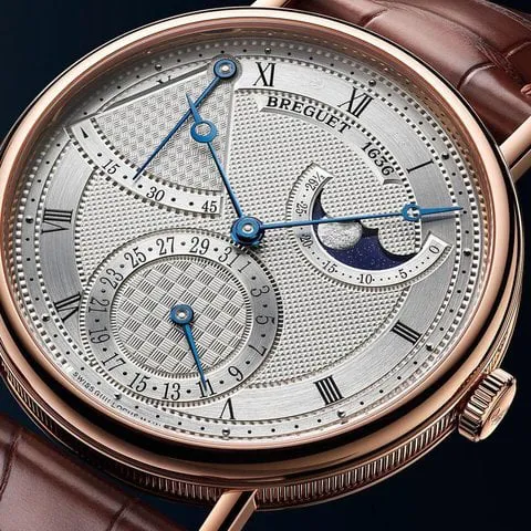 Breguet Classique 7137BR/15/9VU 39mm Rose gold Silver