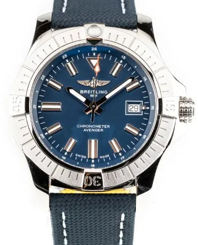 Breitling Avenger A17318101C1X1 43mm Stainless steel Blue