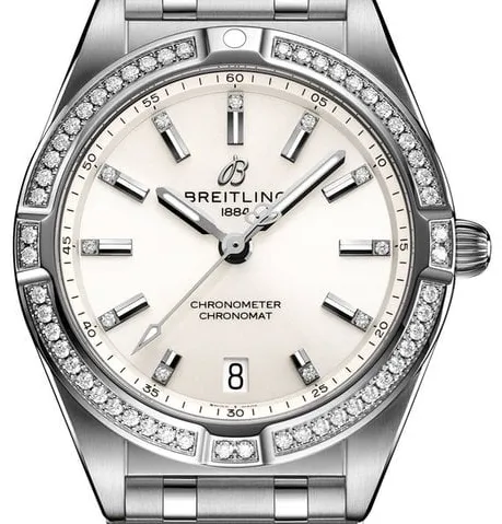 Breitling Chronomat A77310591A1A1 32mm Steel White