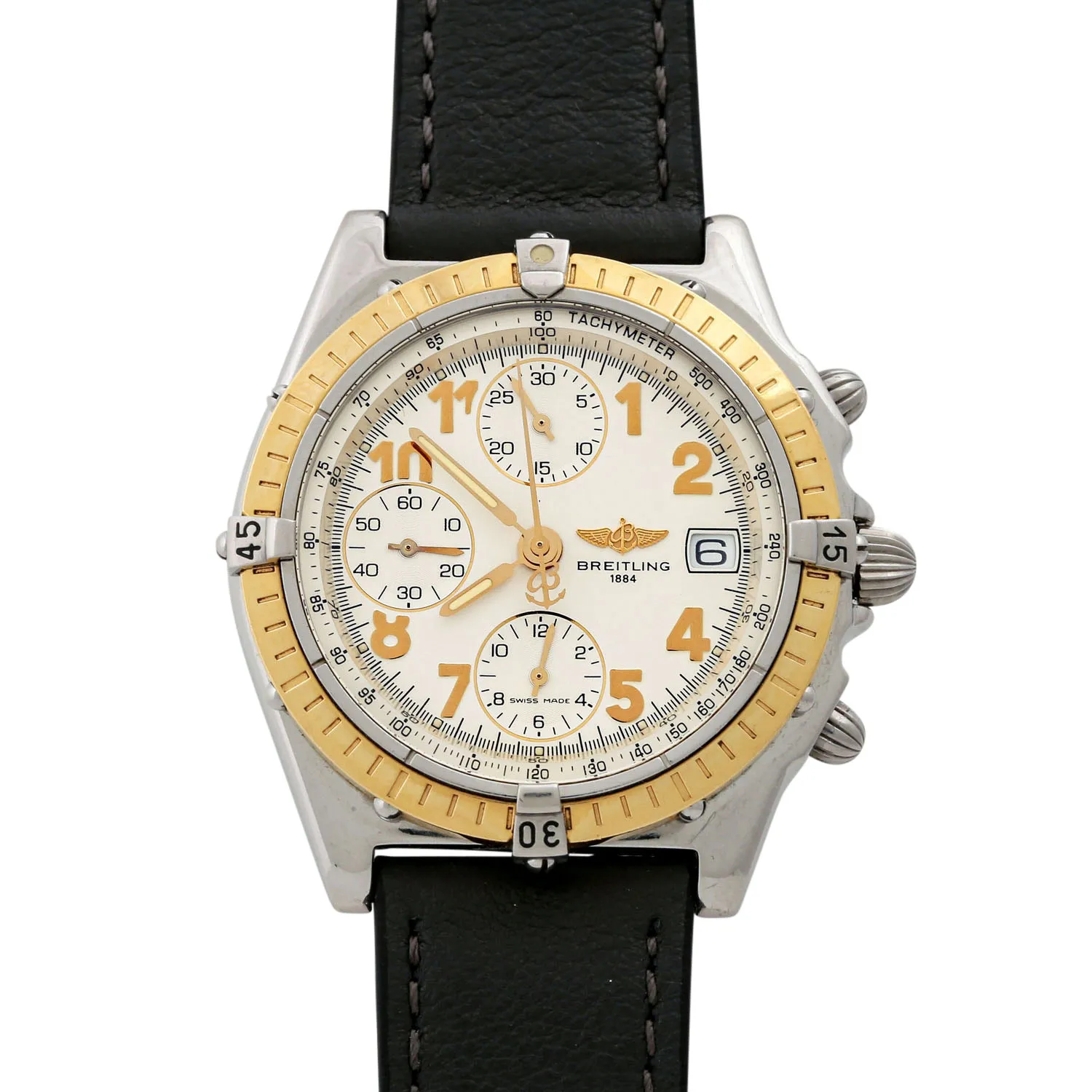 Breitling Chronomat D13050.1 Yellow gold and Stainless steel Cream