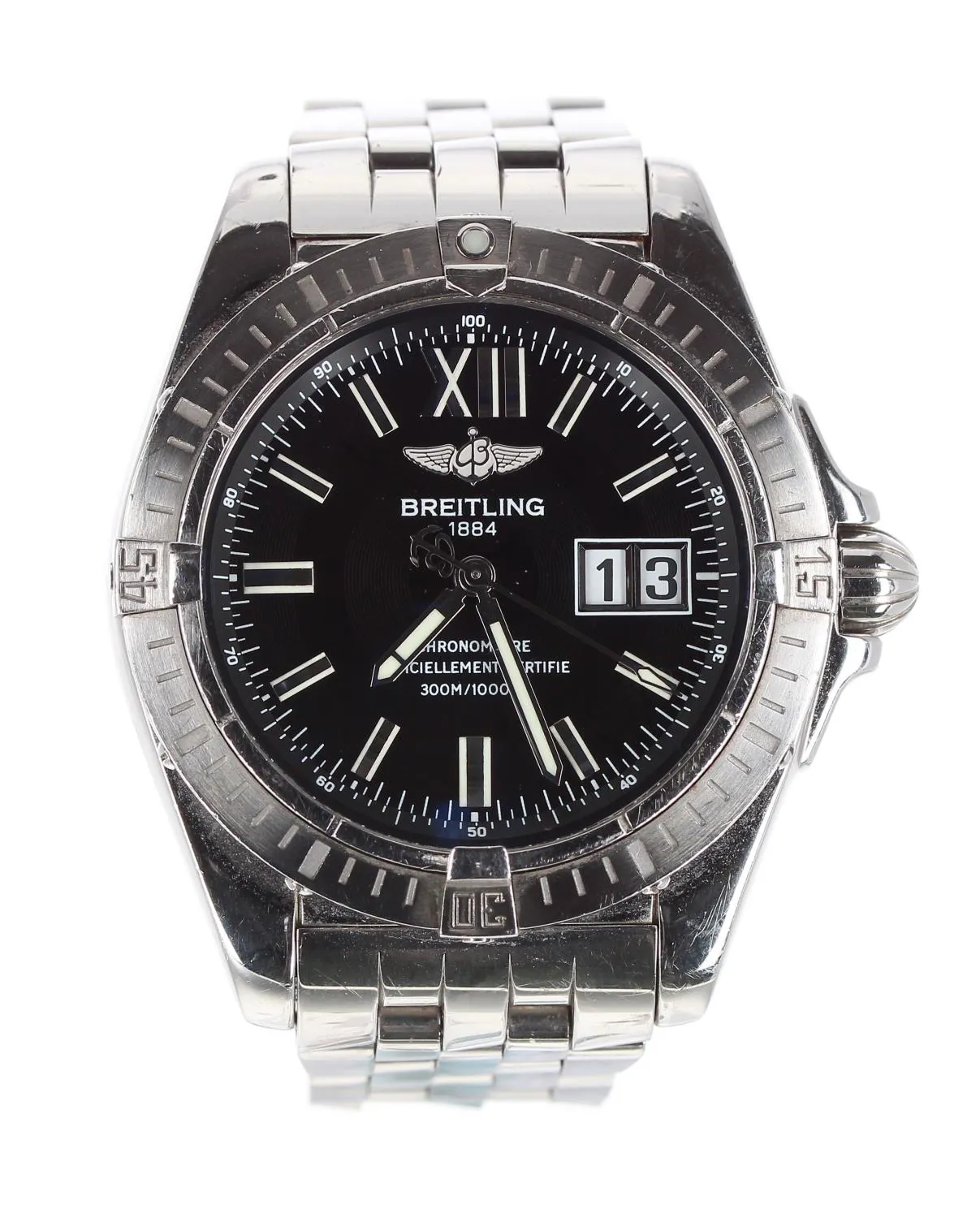 Breitling Galactic A49350 41mm Stainless steel Black