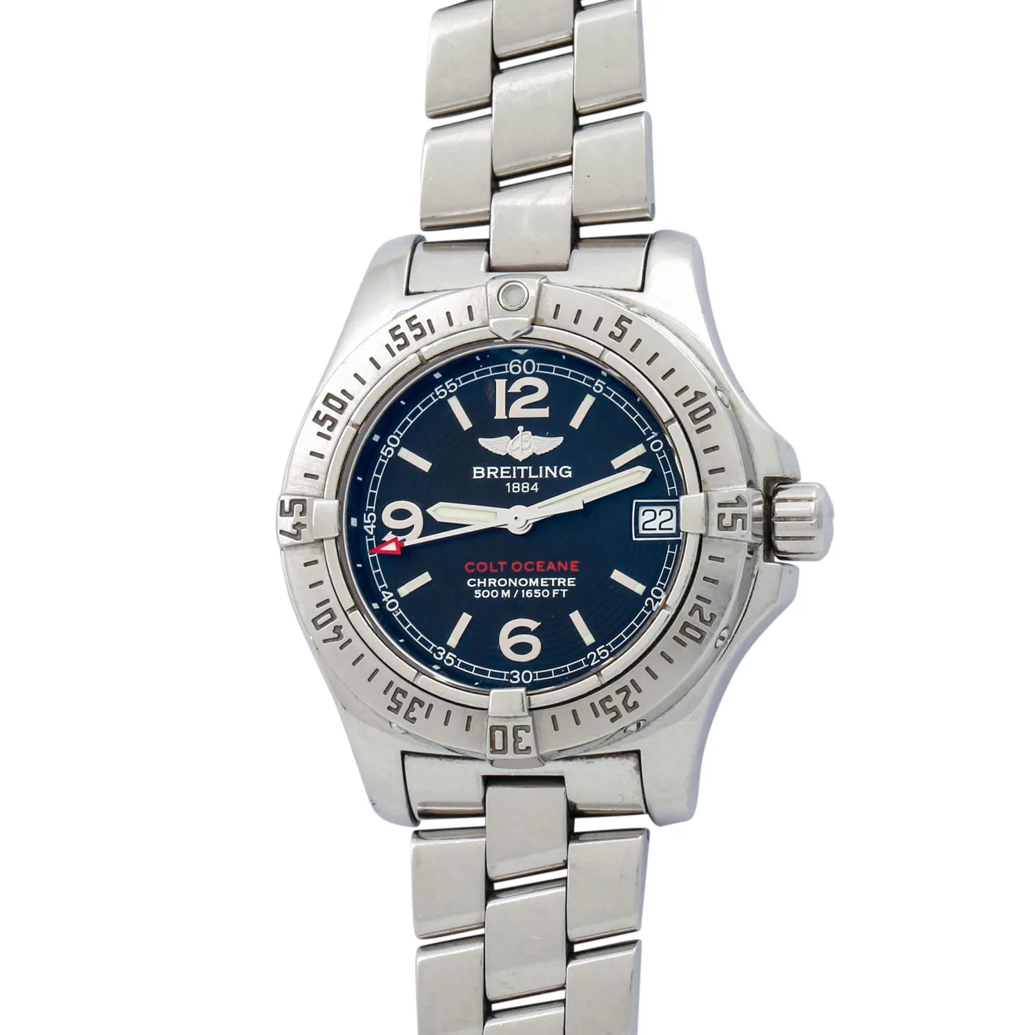 Breitling Colt A77380 33mm Stainless steel Blue