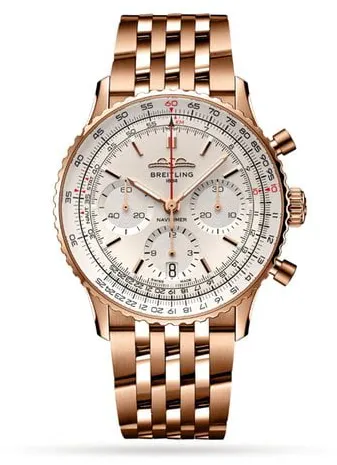 Breitling Navitimer RB0139211G1R1 41mm Rose gold Silver