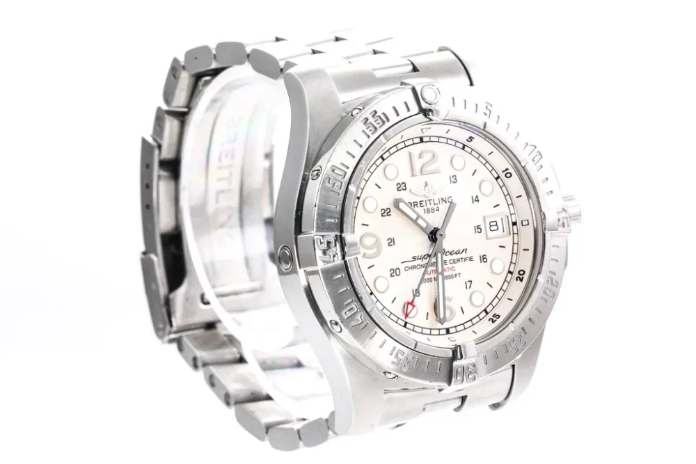 Breitling Superocean A17390 44mm Stainless steel Ivory 5