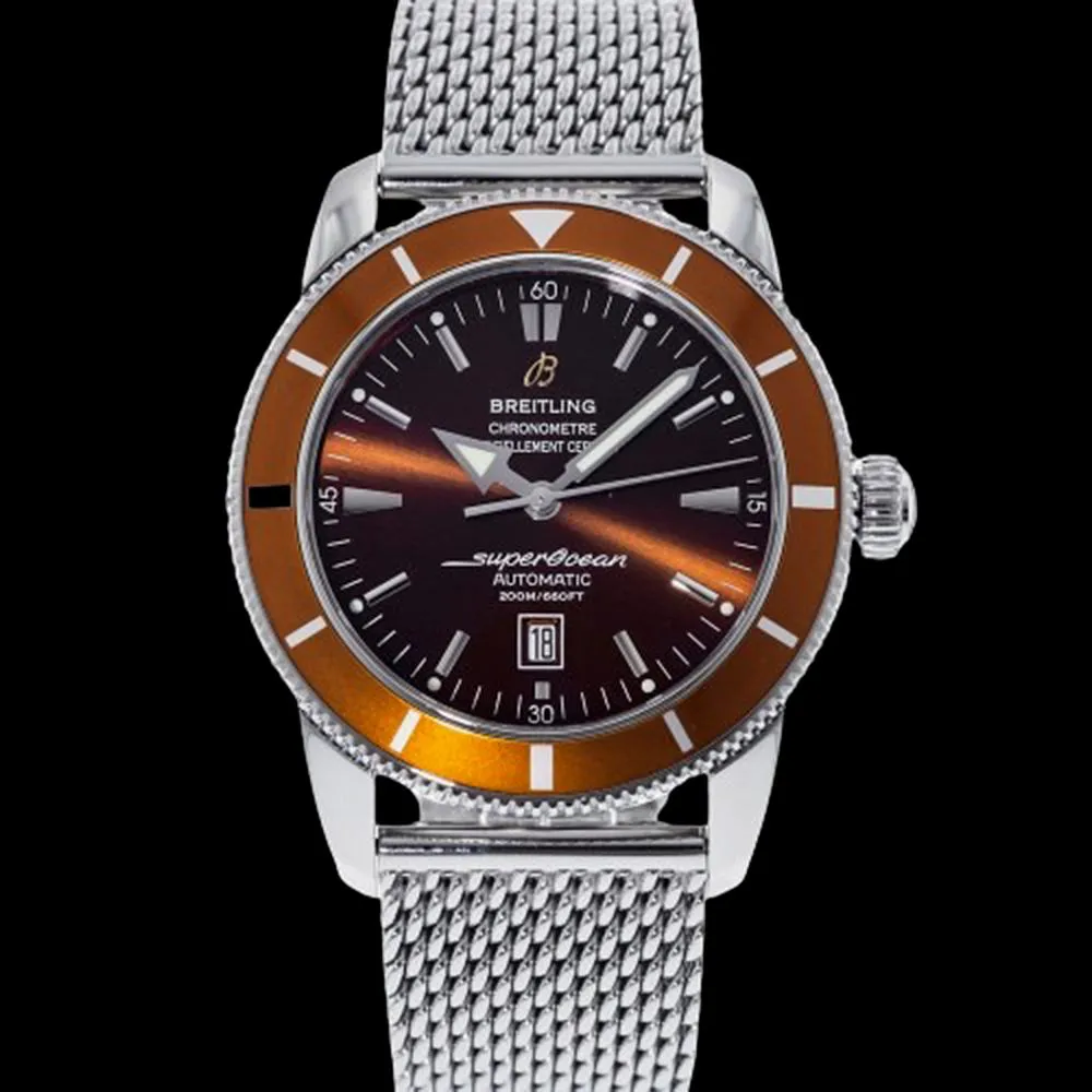 Breitling Superocean Heritage 46mm Stainless steel Brown