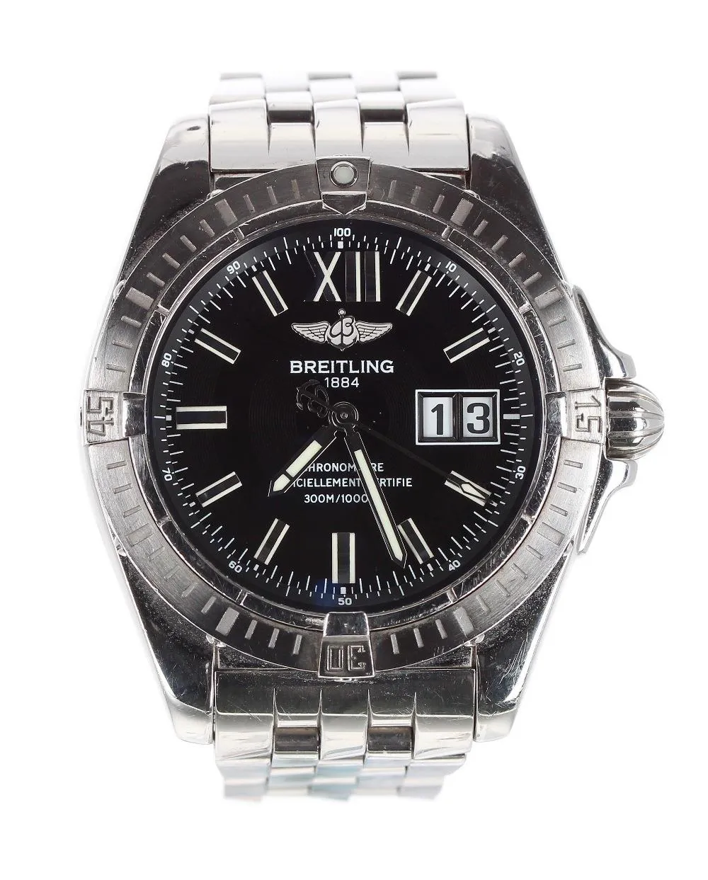 Breitling Galactic A49350 41mm Stainless steel Black