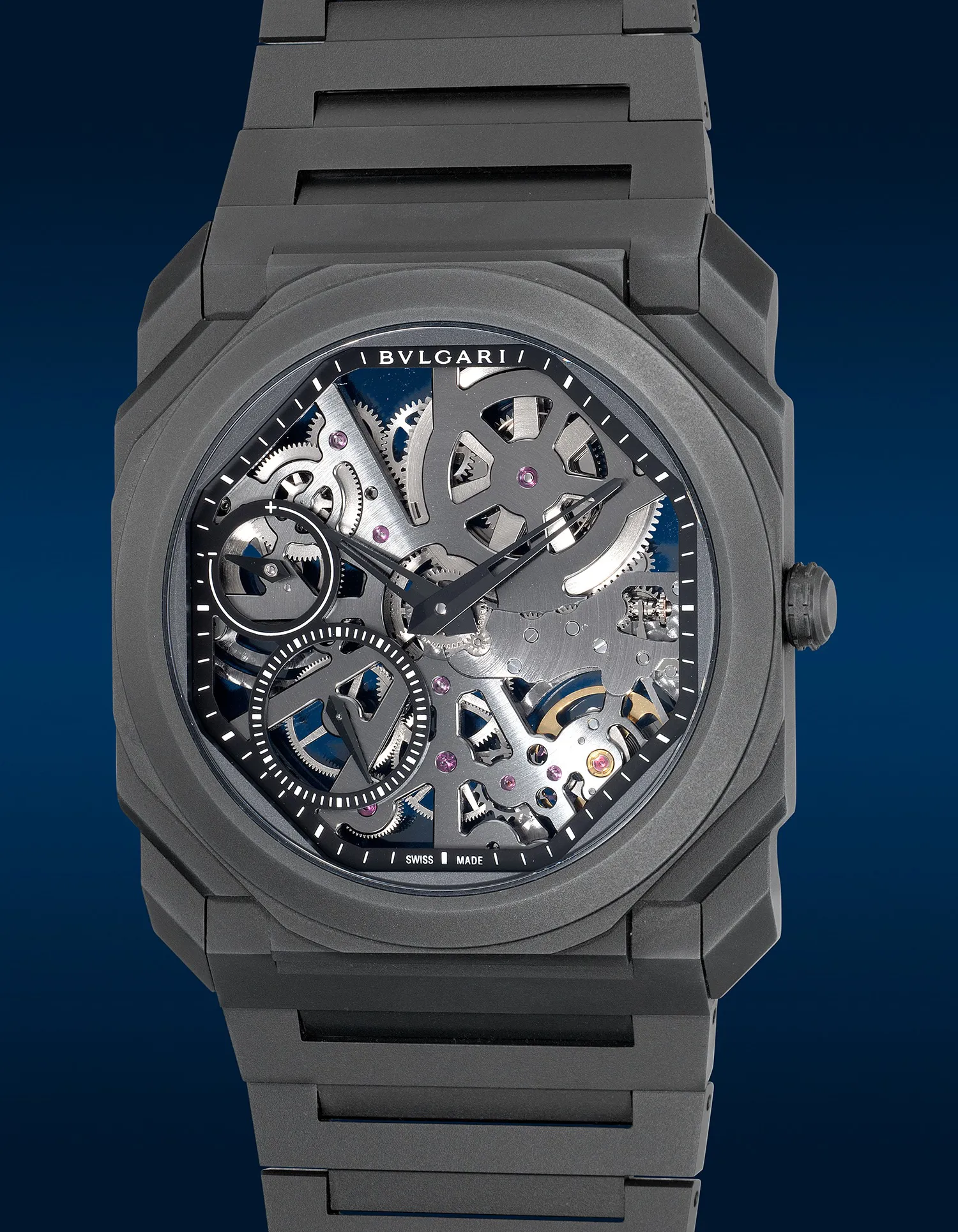 Bulgari Octo 103126 40mm Ceramic Skeletonized