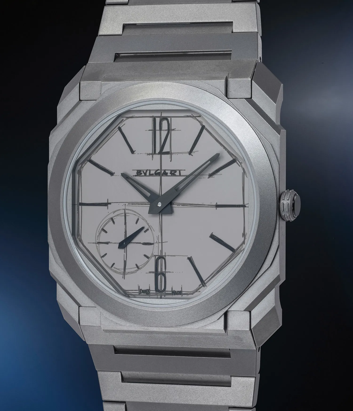 Bulgari Octo 103672 40mm Titanium White