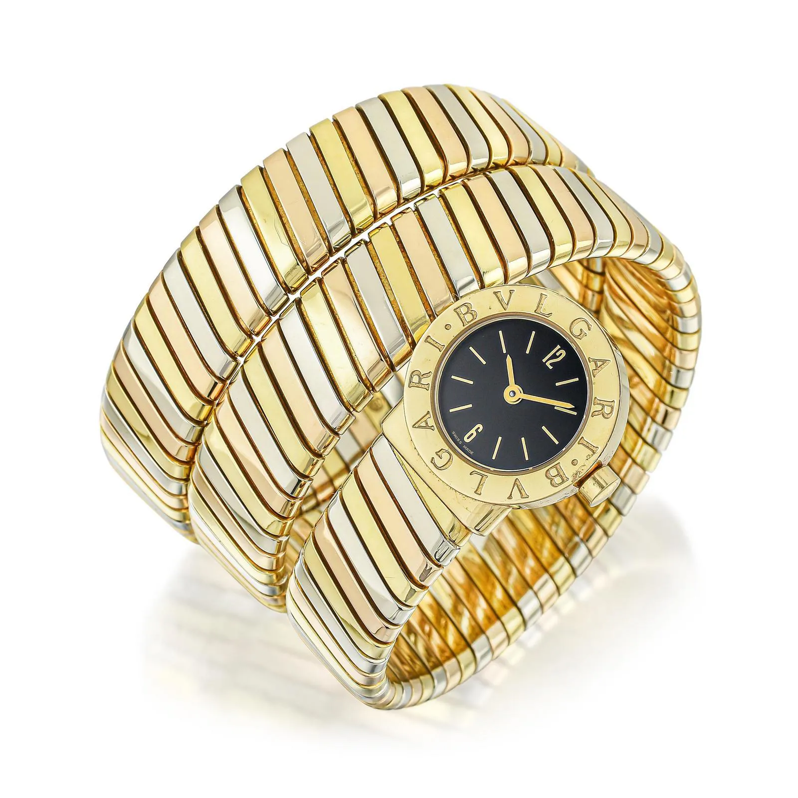 Bulgari Serpenti BB191T 19mm Yellow gold Black