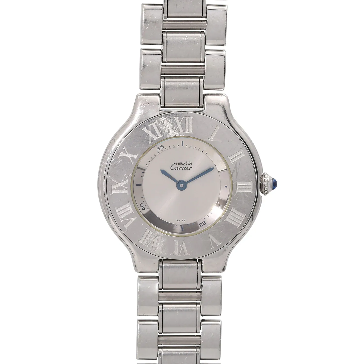 Cartier Must 21 1330 30mm Stainless steel Silver